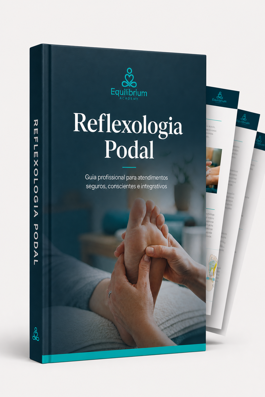 Mockup do e-book Reflexologia Podal